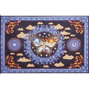 New Nymph Butterfly Tapestry Wall Hanging Decor Gift 90x60 Sun & Moon Celestial